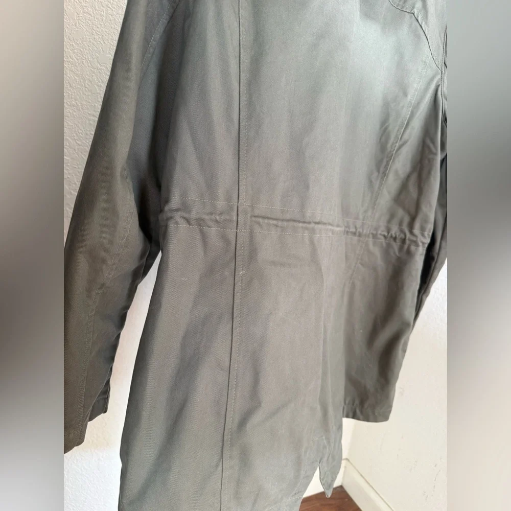 BETABRAND Women’s Morning Mess Chino Twill Green Utility Jacket Hooded - Size XL - Picture 10 of 15